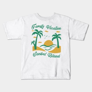 Family Vacation Sanibel Island Kids T-Shirt